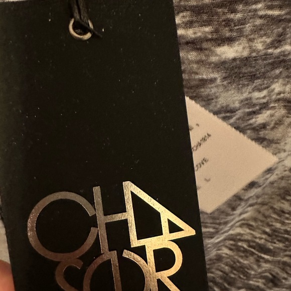 Chaser It’s Better In NY Burnout Graphic Tee Gray Vintage Wash Burnout semisheer - Picture 6 of 7